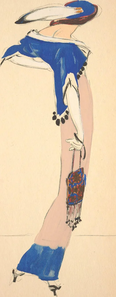 An illustration from Robes et femmes, 1913, leaf 30