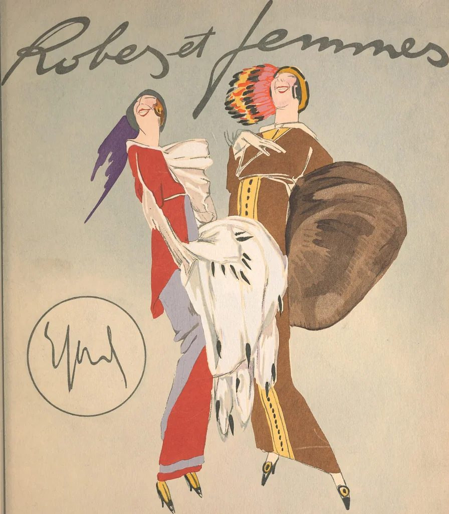 An illustration from Robes et femmes, 1913, leaf 6