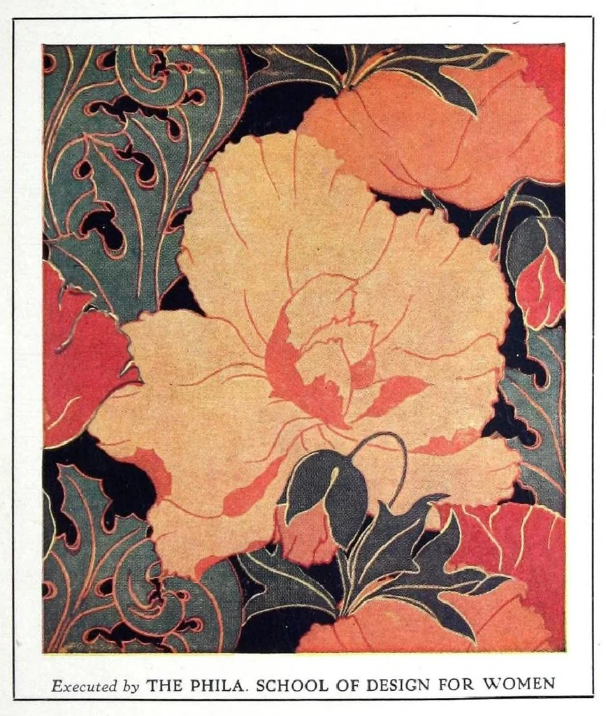 An illustration from Romance in making tapestries, 1922, leaf 0