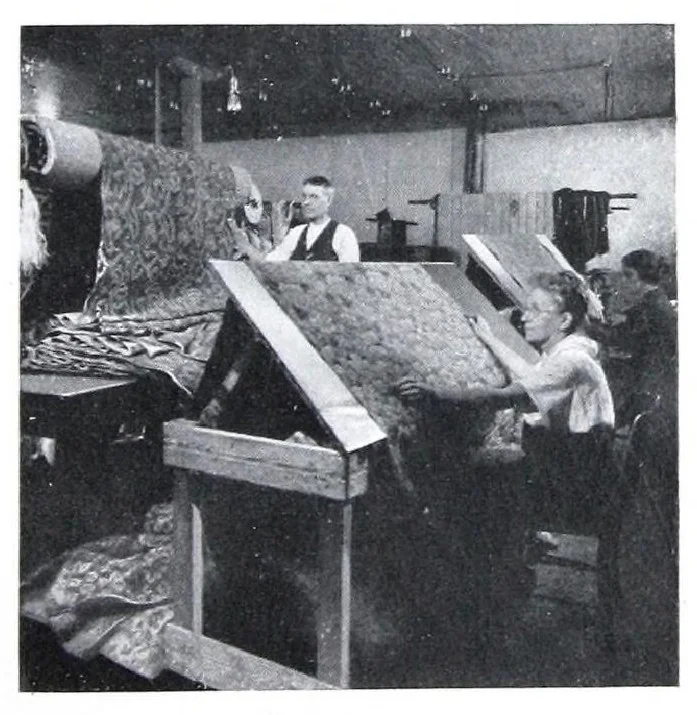 An illustration from Romance in making tapestries, 1922, leaf 16