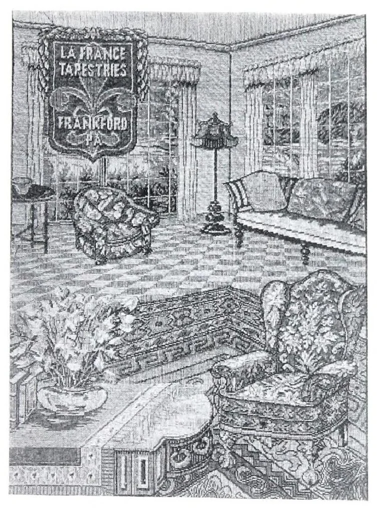 An illustration from Romance in making tapestries, 1922, leaf 18