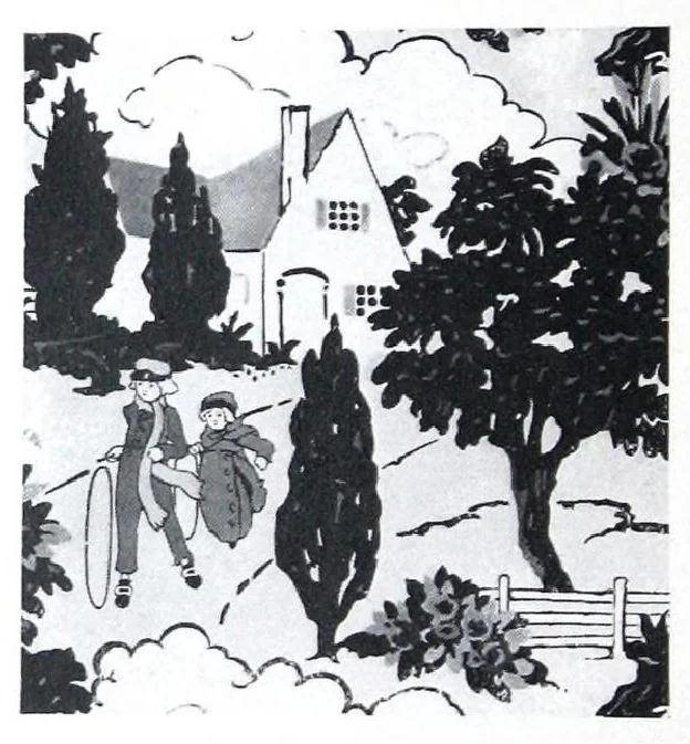An illustration from Romance in making tapestries, 1922, leaf 19