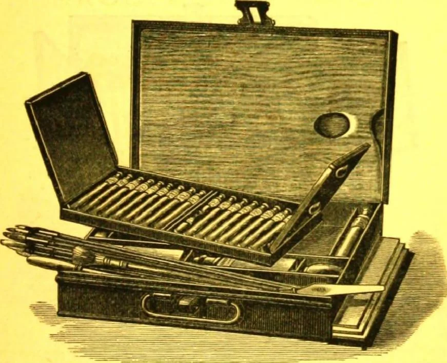 An illustration from Rules of perspective explained, illustrated, and adapted to practical use / by M.M. Runciman ; with letter of approval from Professor John Ruskin, 1884, leaf 98