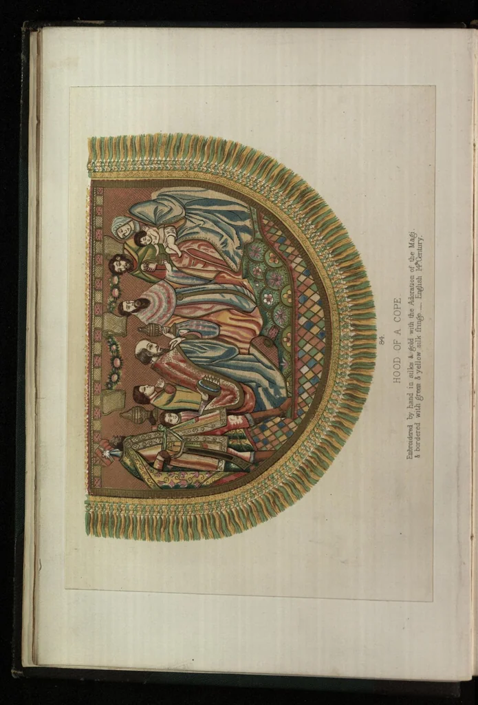 An illustration from Textile fabrics, 1876, leaf 4