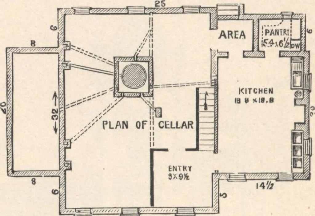 An illustration from Cottage houses for village and country homes, 1899, leaf 111