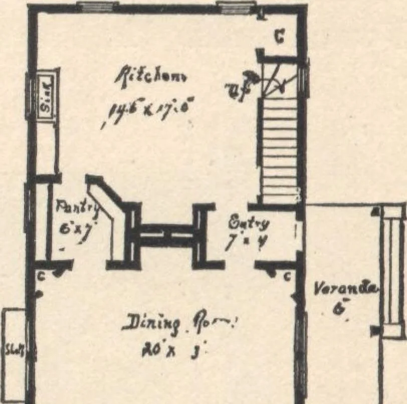 An illustration from Cottage houses for village and country homes, 1899, leaf 119