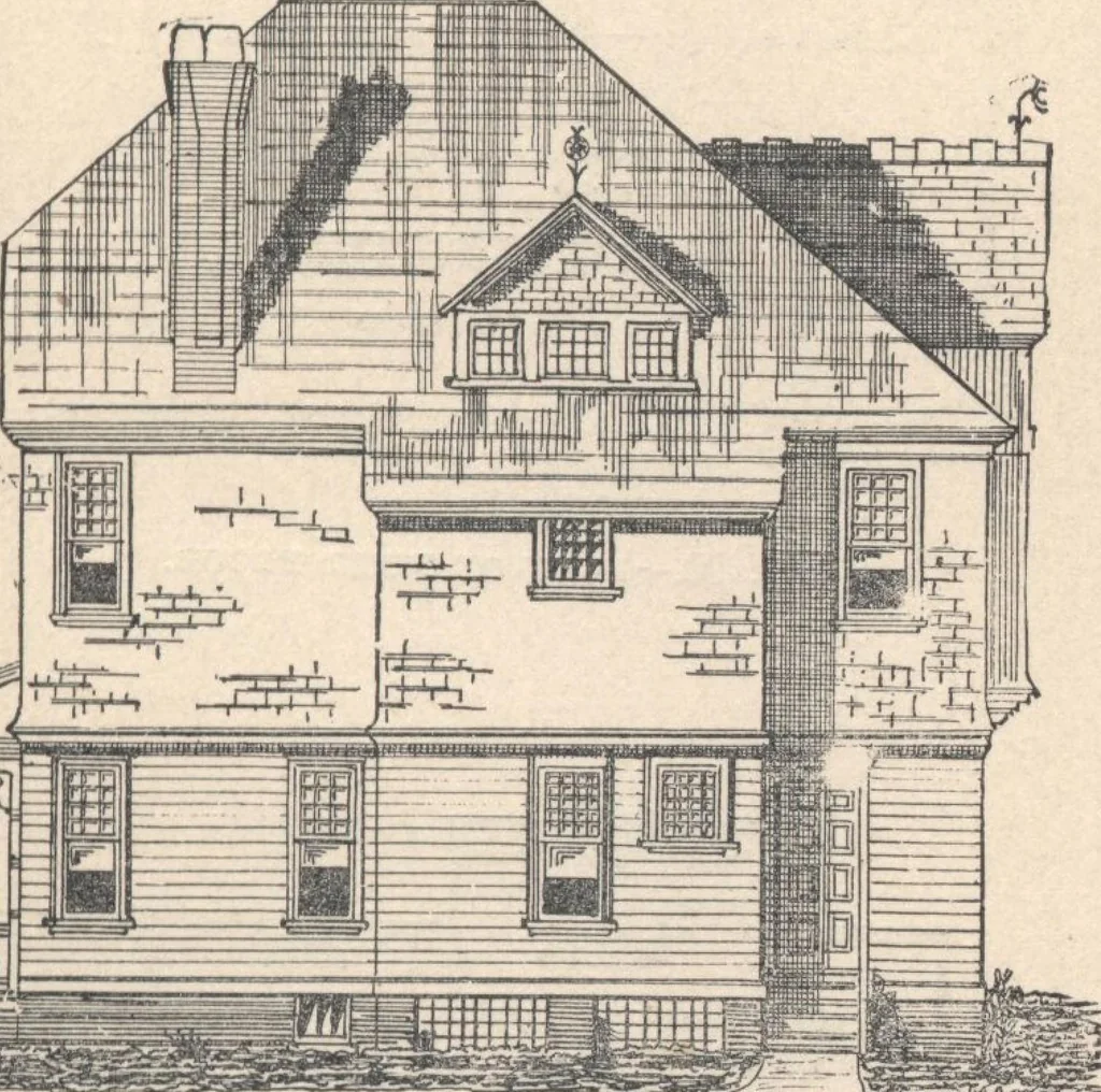 An illustration from Cottage houses for village and country homes, 1899, leaf 126