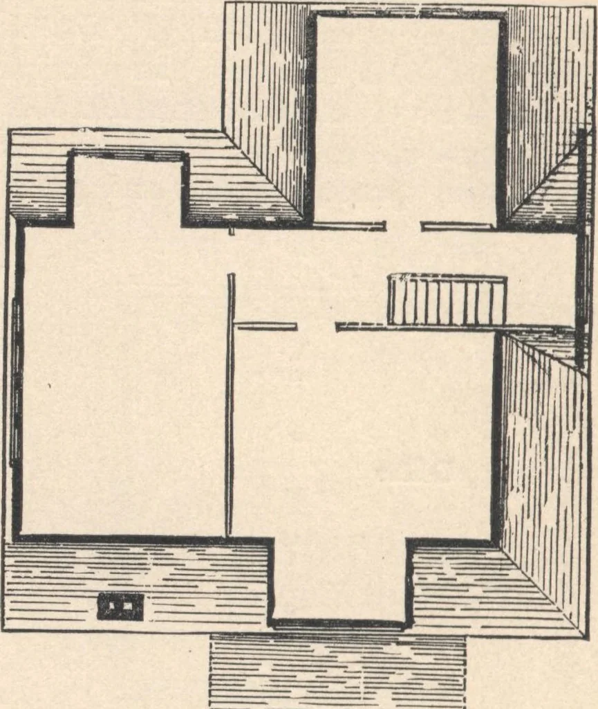 An illustration from Cottage houses for village and country homes, 1899, leaf 129