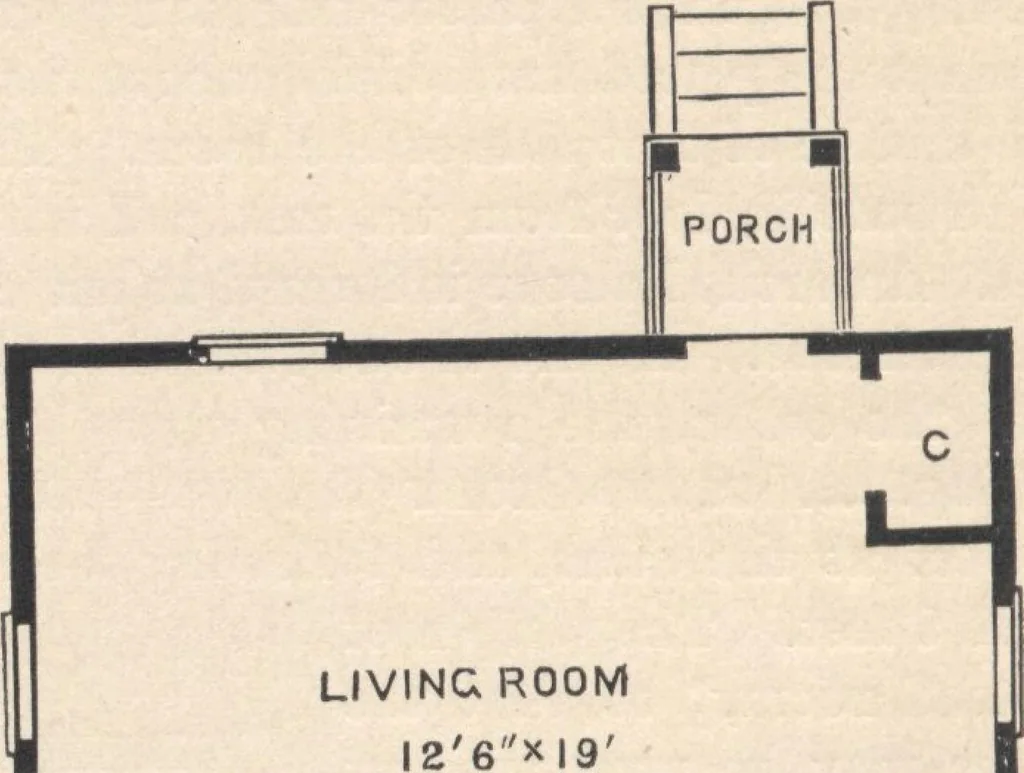 An illustration from Cottage houses for village and country homes, 1899, leaf 17