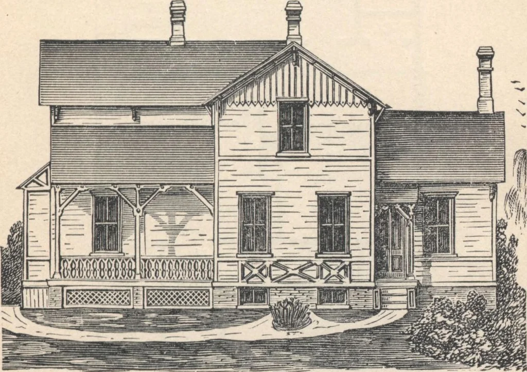 An illustration from Cottage houses for village and country homes, 1899, leaf 32