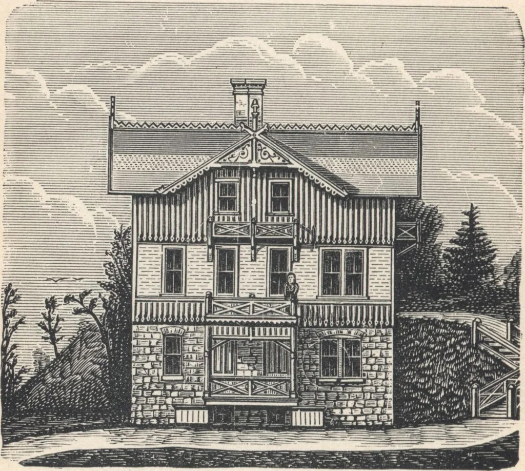 An illustration from Cottage houses for village and country homes, 1899, leaf 59