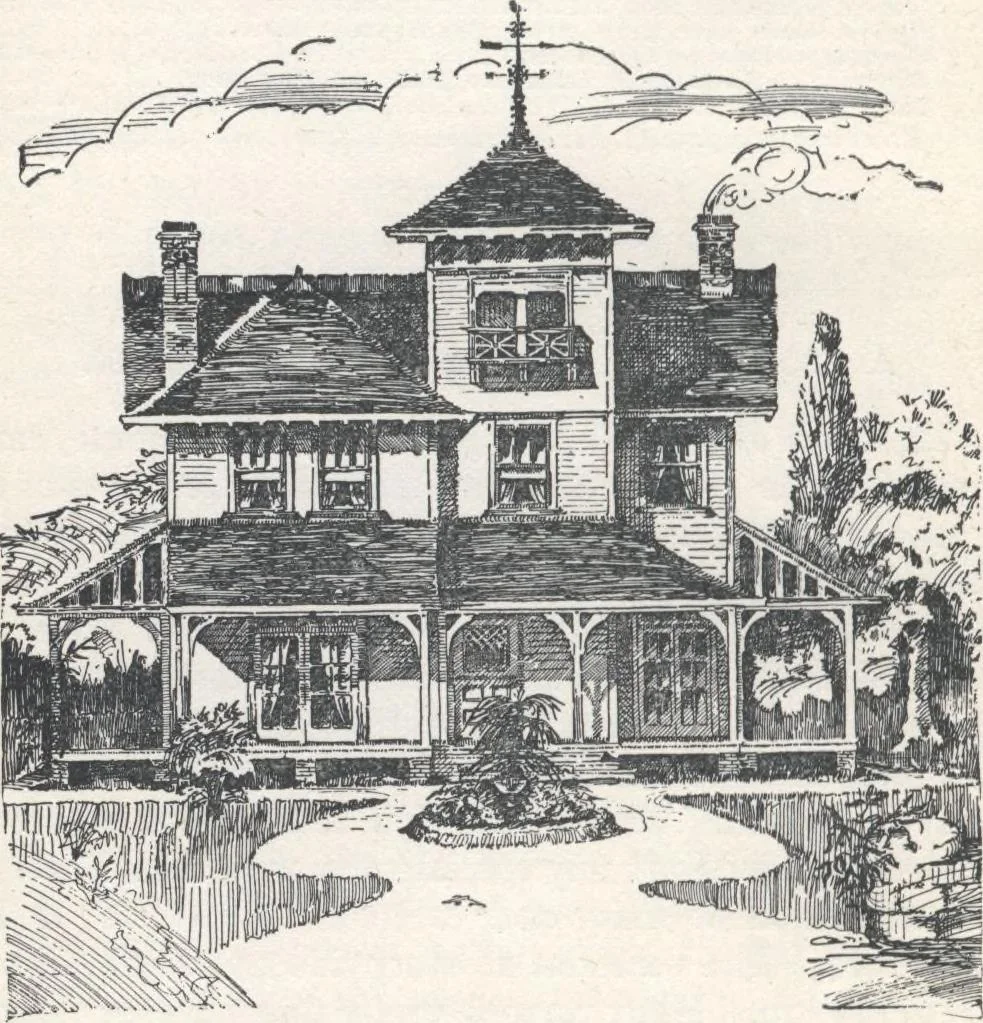 An illustration from Modern homes for everybody, 1900, leaf 109