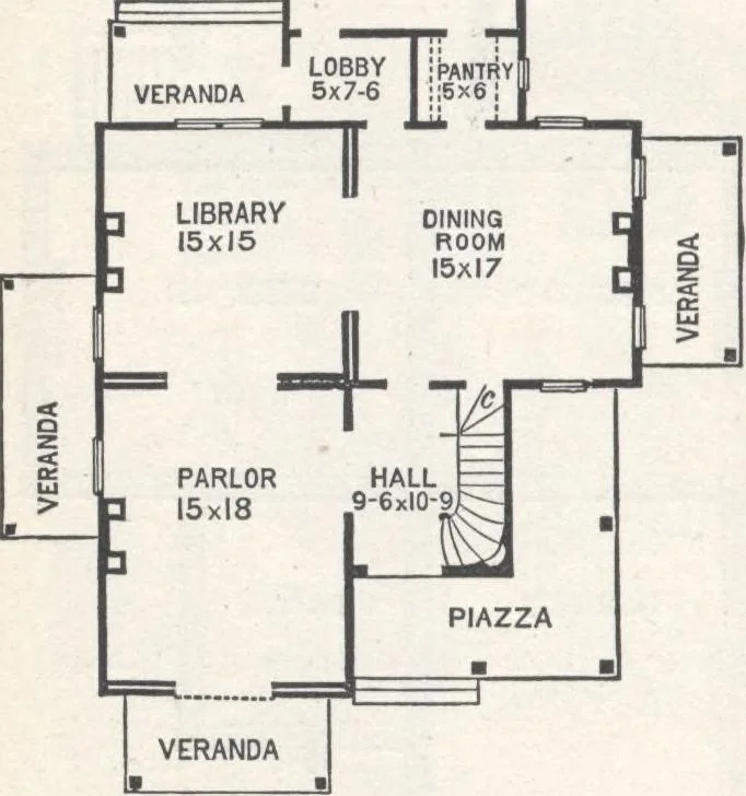 An illustration from Modern homes for everybody, 1900, leaf 111