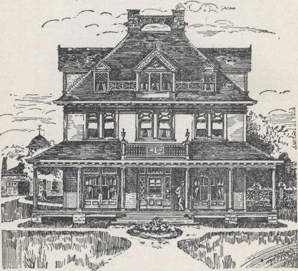 An illustration from Modern homes for everybody, 1900, leaf 119