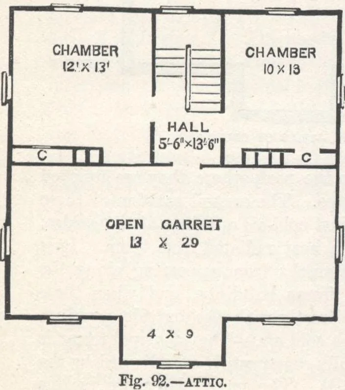 An illustration from Modern homes for everybody, 1900, leaf 134