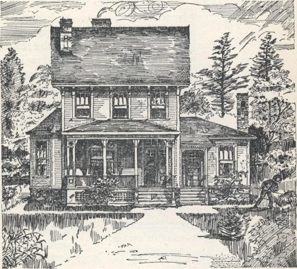 An illustration from Modern homes for everybody, 1900, leaf 138