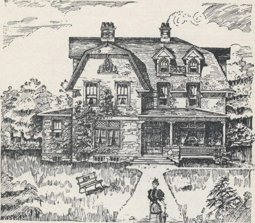 An illustration from Modern homes for everybody, 1900, leaf 150