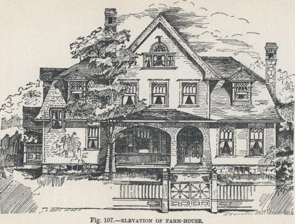 An illustration from Modern homes for everybody, 1900, leaf 156