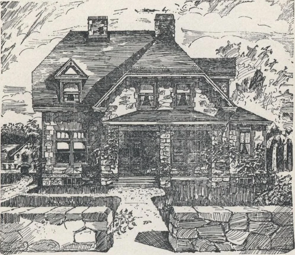 An illustration from Modern homes for everybody, 1900, leaf 162