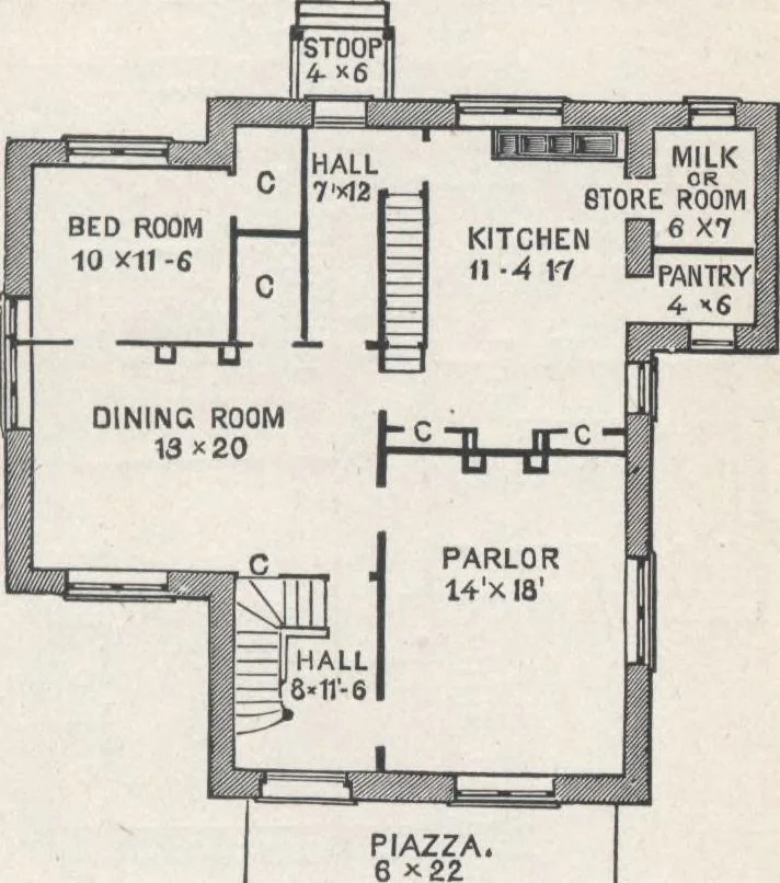 An illustration from Modern homes for everybody, 1900, leaf 164