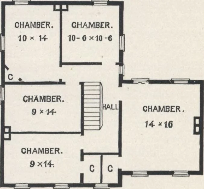 An illustration from Modern homes for everybody, 1900, leaf 181