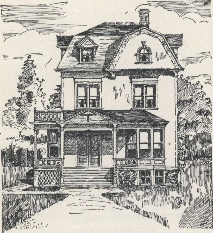 An illustration from Modern homes for everybody, 1900, leaf 186