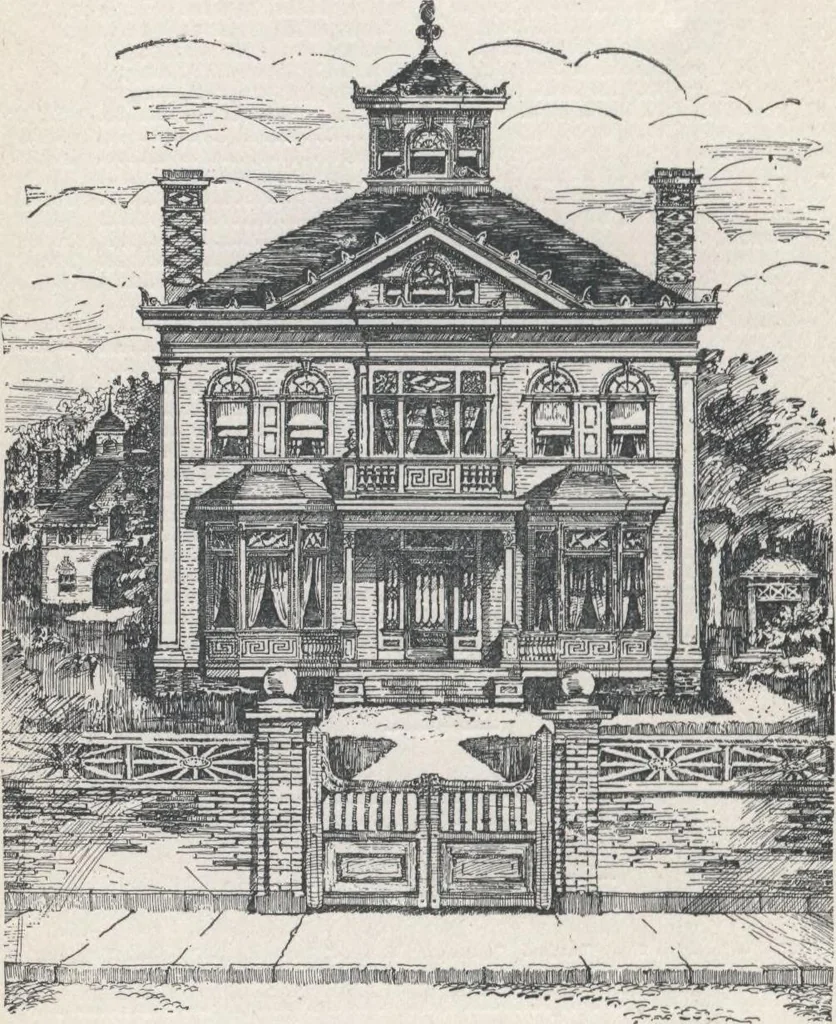 An illustration from Modern homes for everybody, 1900, leaf 191