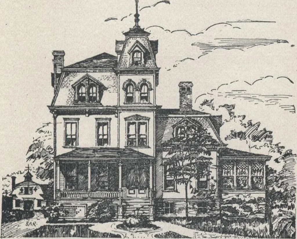 An illustration from Modern homes for everybody, 1900, leaf 208