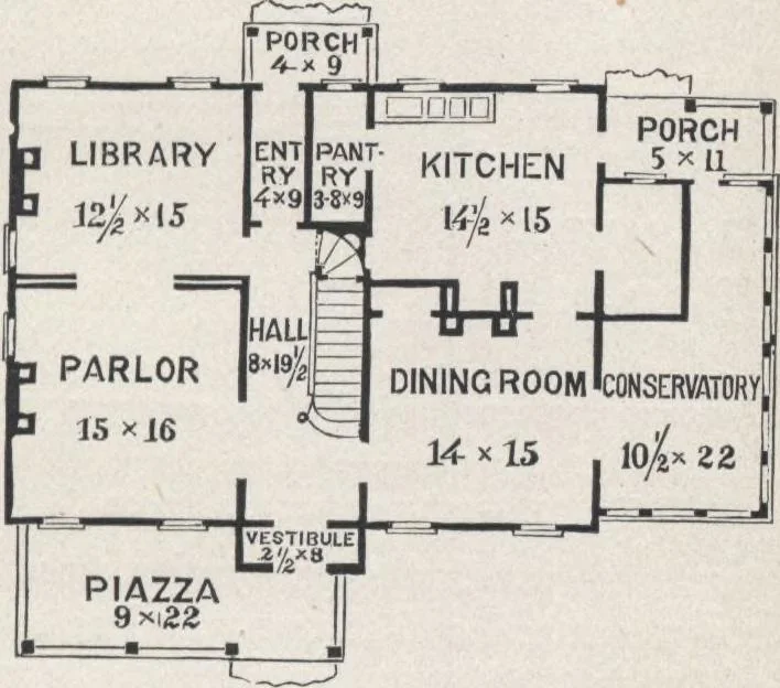 An illustration from Modern homes for everybody, 1900, leaf 210