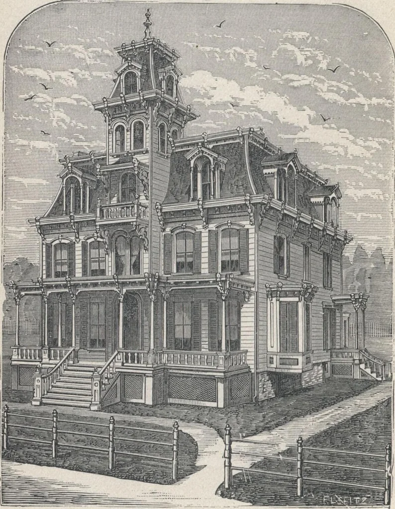 An illustration from Modern homes for everybody, 1900, leaf 223
