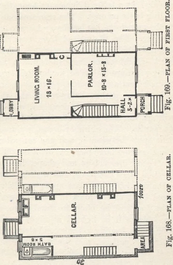 An illustration from Modern homes for everybody, 1900, leaf 232