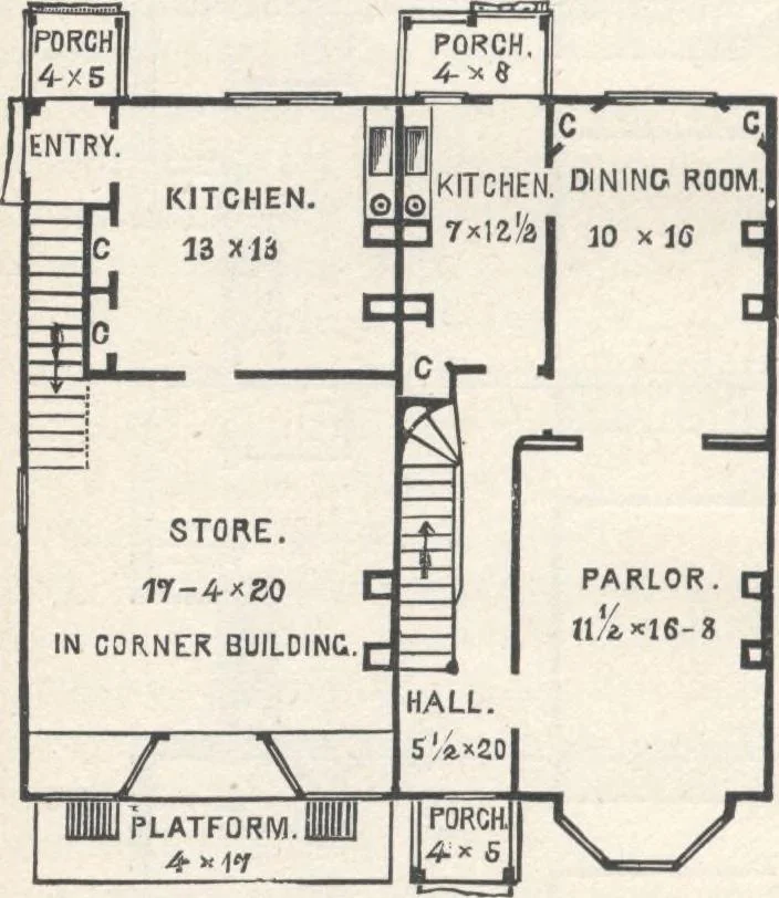 An illustration from Modern homes for everybody, 1900, leaf 239