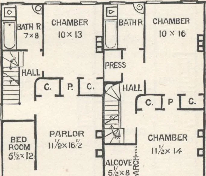 An illustration from Modern homes for everybody, 1900, leaf 240