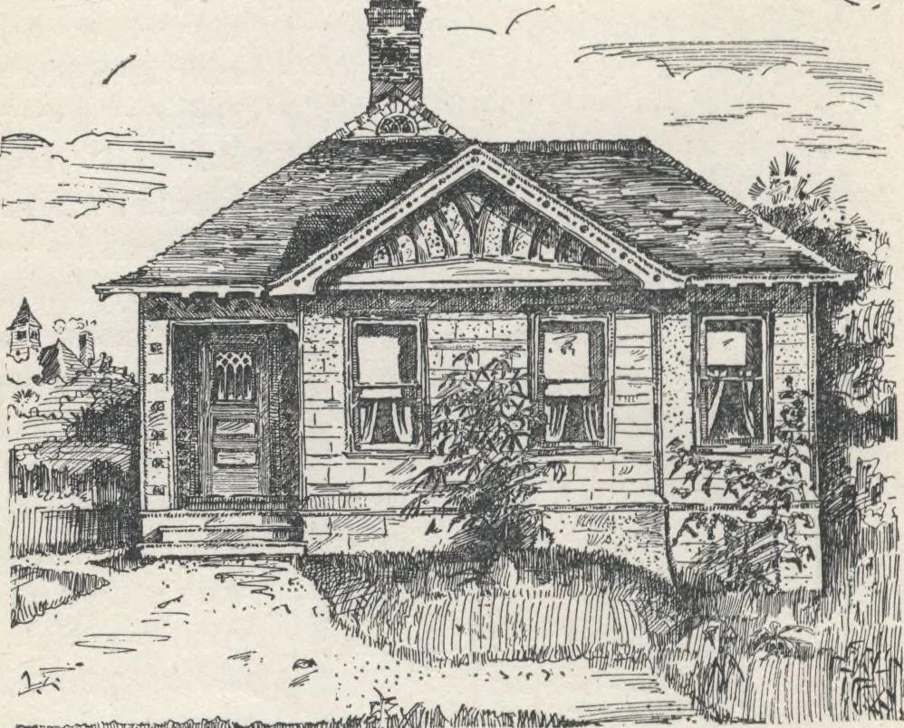 An illustration from Modern homes for everybody, 1900, leaf 25