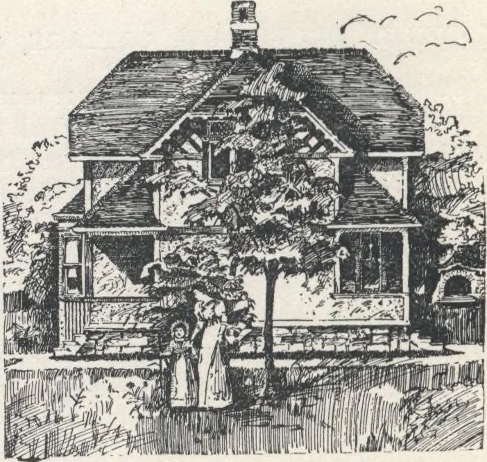 An illustration from Modern homes for everybody, 1900, leaf 53