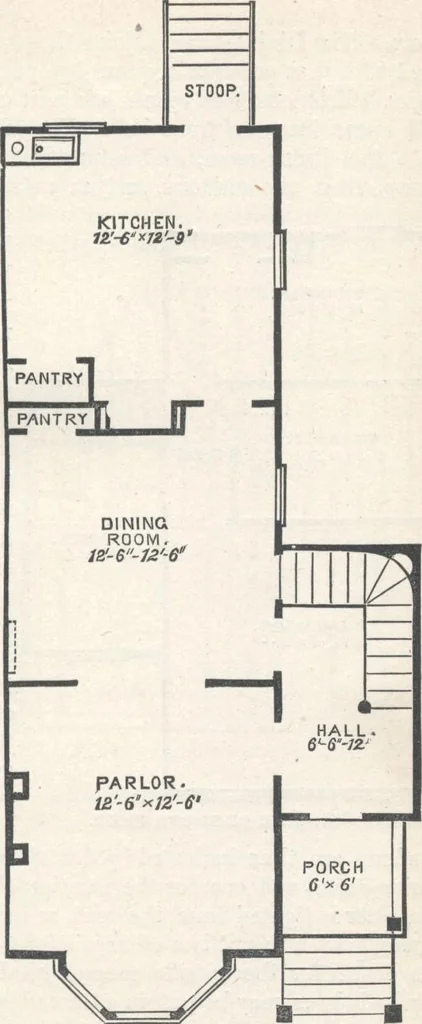 An illustration from Modern homes for everybody, 1900, leaf 60