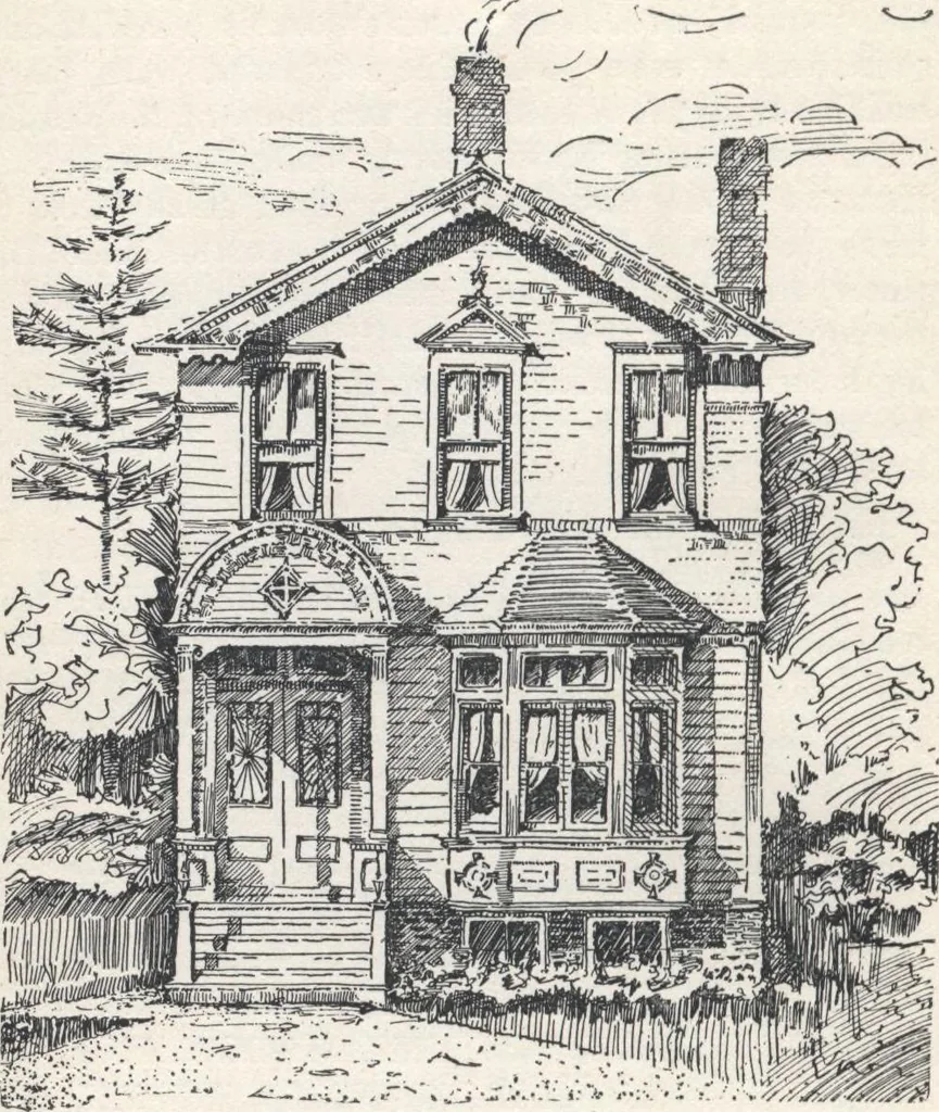 An illustration from Modern homes for everybody, 1900, leaf 65