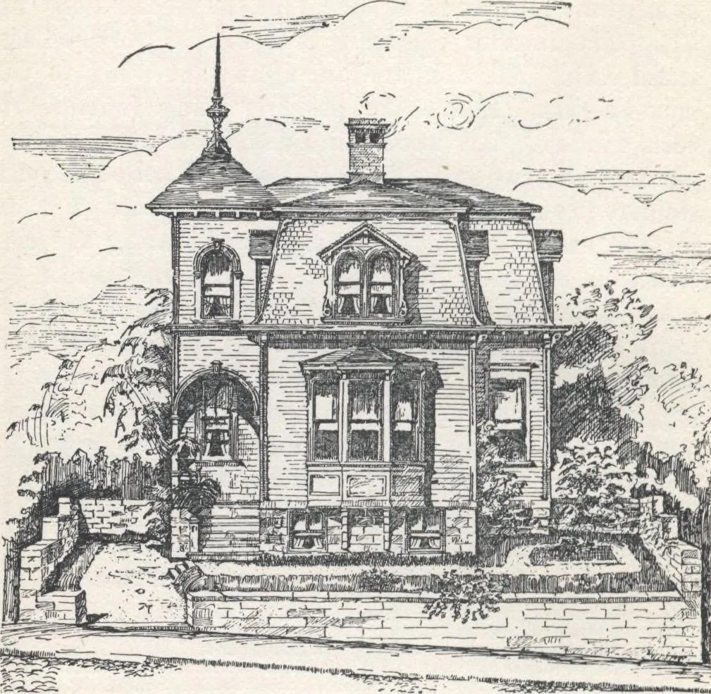 An illustration from Modern homes for everybody, 1900, leaf 85