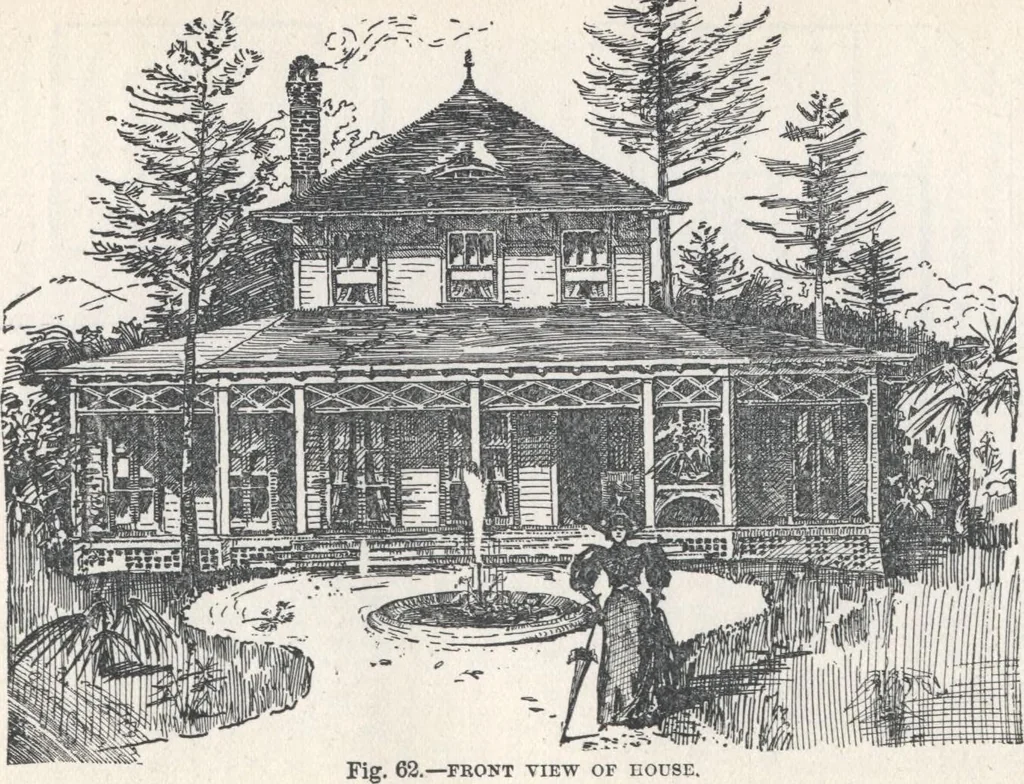 An illustration from Modern homes for everybody, 1900, leaf 90