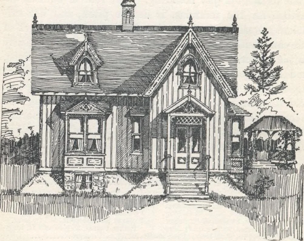 An illustration from Modern homes for everybody, 1900, leaf 95