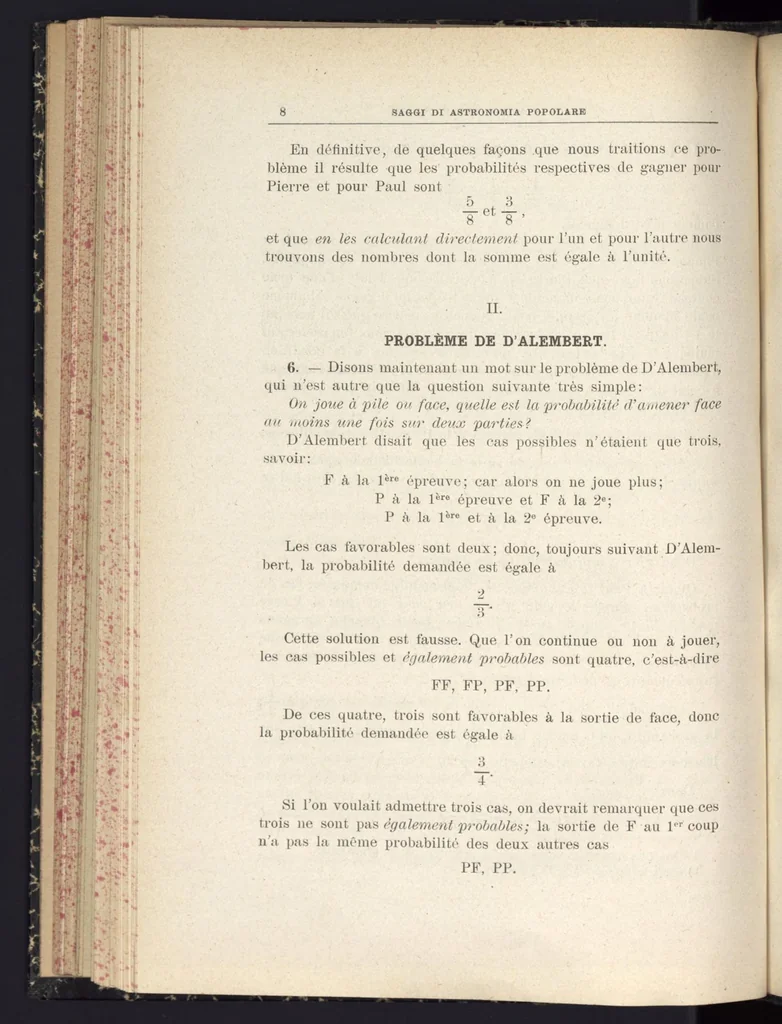An illustration from Saggi di astronomia popolare, 1917, 1917, leaf 7
