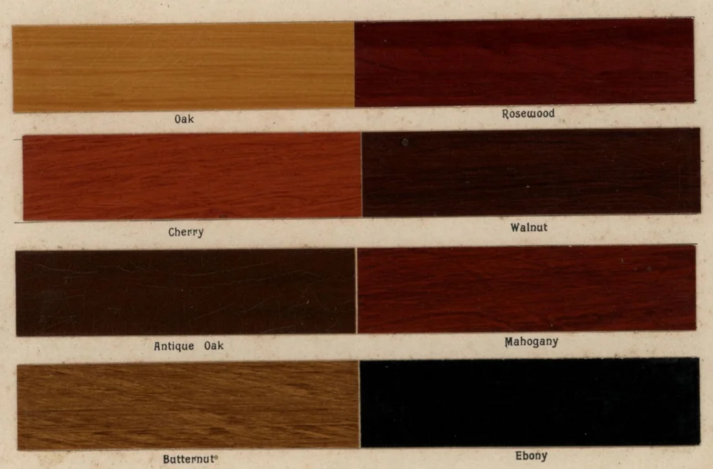 An illustration from Sample colors, paints, stains, etc., Heath & Miligan Mfg Co., 1895, leaf 18