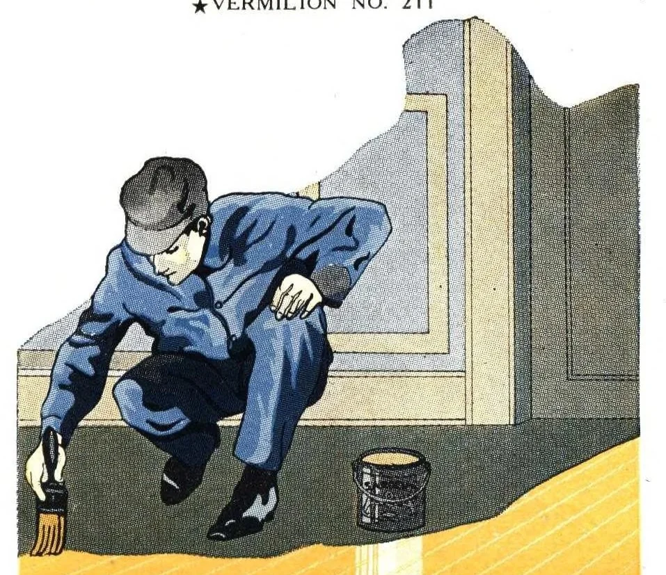 An illustration from Sargent floor and furniture enamel for interior work., 1920, leaf 3