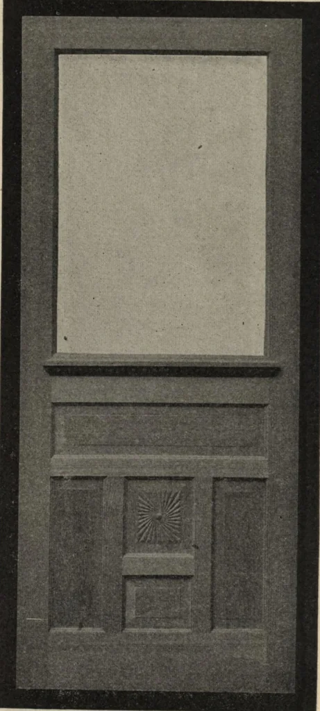 An illustration from Sash, doors, blinds, moulding and all kinds of millwork., 1904, leaf 63