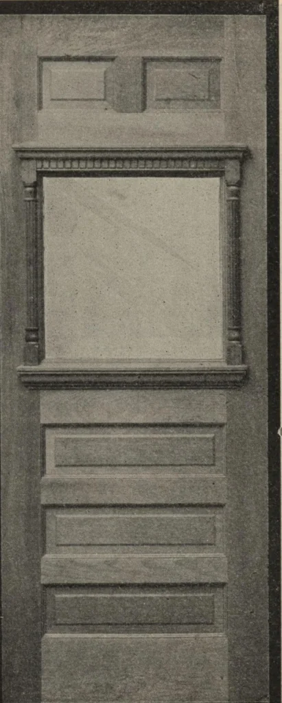 An illustration from Sash, doors, blinds, moulding and all kinds of millwork., 1904, leaf 69