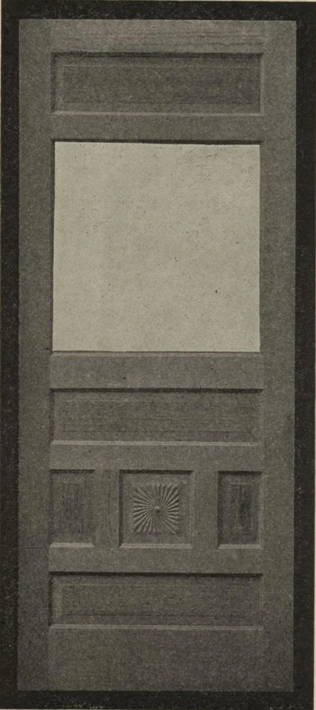 An illustration from Sash, doors, blinds, moulding and all kinds of millwork., 1904, leaf 71