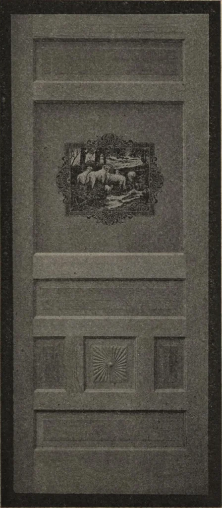 An illustration from Sash, doors, blinds, moulding and all kinds of millwork., 1904, leaf 72