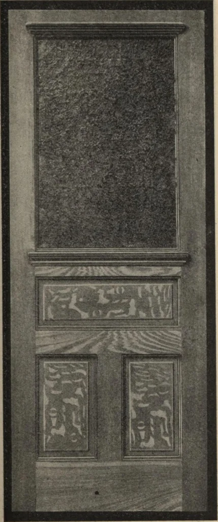 An illustration from Sash, doors, blinds, moulding and all kinds of millwork., 1904, leaf 74