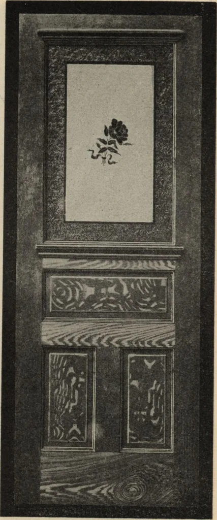 An illustration from Sash, doors, blinds, moulding and all kinds of millwork., 1904, leaf 75
