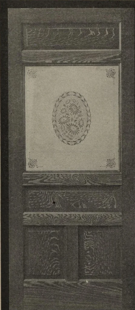 An illustration from Sash, doors, blinds, moulding and all kinds of millwork., 1904, leaf 78